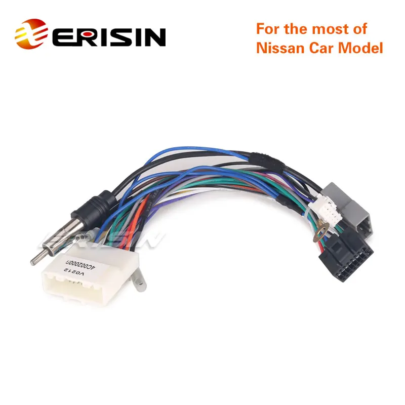 Универсальный Автомобильный Кабель питания Erisin для Nissan Cable A 2 Din|Приемник и