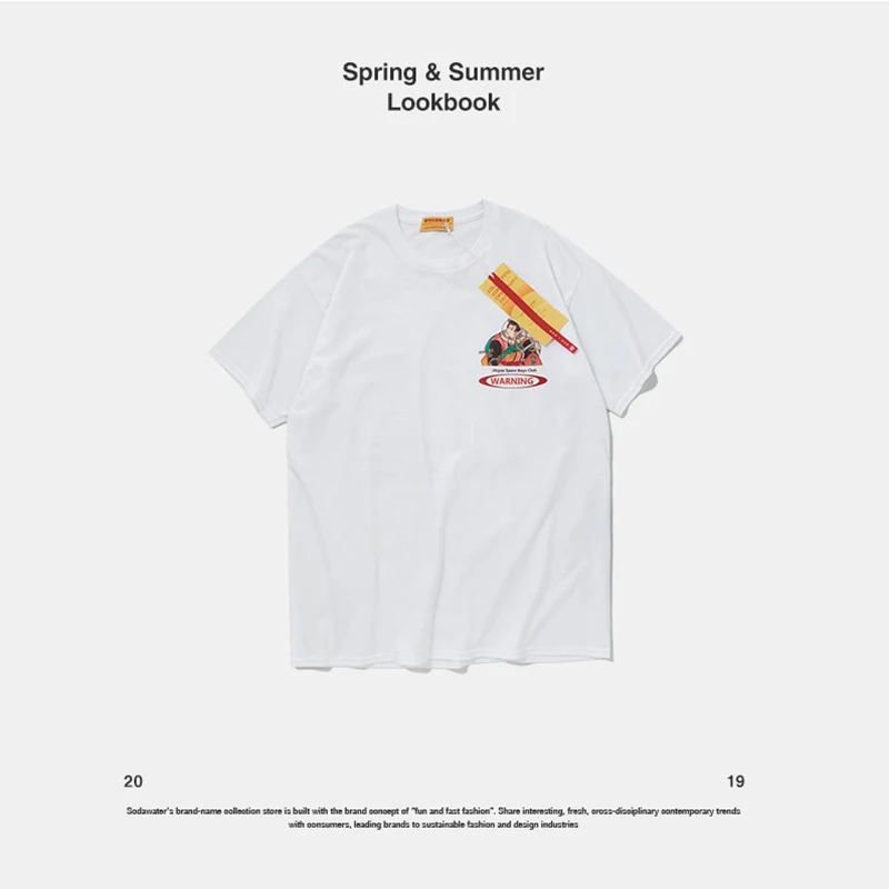 Men's T-Shirts 2019 Funny Printed Short Sleeve Tshirts Loose Summer Hip Hop Casual Cotton Tops Tees Streetwear Homme T-shirts | Мужская