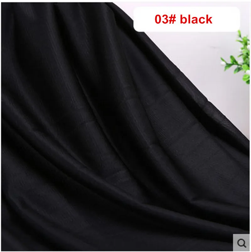 

1 Meter 170cm Wide 15 Solid Colors To Choose High Elastic Kinitted Lining Fabric, Chiffon Skirt Lining, Garment Lining CR-763