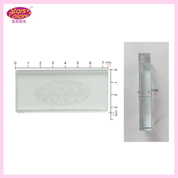 Прозрачная прямоугольная хрустальная ресница Starscolors клей-держатель для