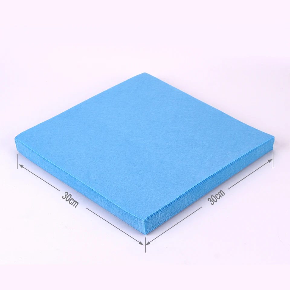 Фетровый материал для шитья Одноцветный синий цвет 30x30 см толщина 1 мм|felt material|fabric
