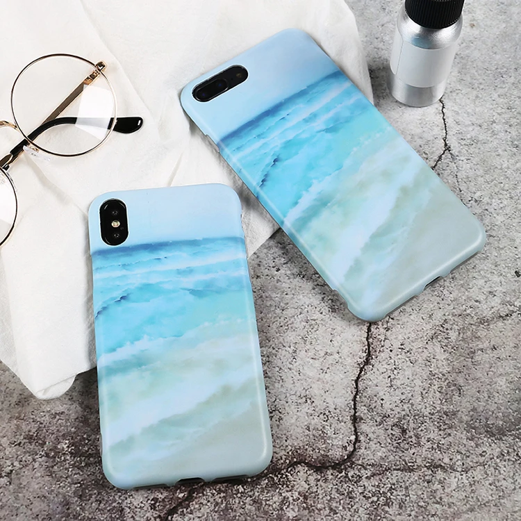 Kisstop для Apple iPhone 7 Plus X гранитный скраб изображение мрамора окрашенный Мягкий ТПУ