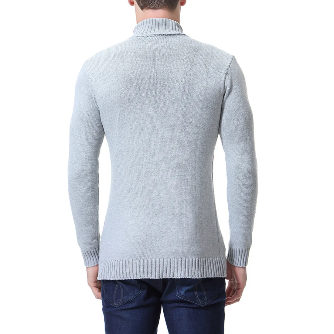 

2018 Autumn Winter England Men Turtleneck Knitting Sweaters Bottom Knitted Tops Mens Pullover Sweaters Christmas Gift Designer