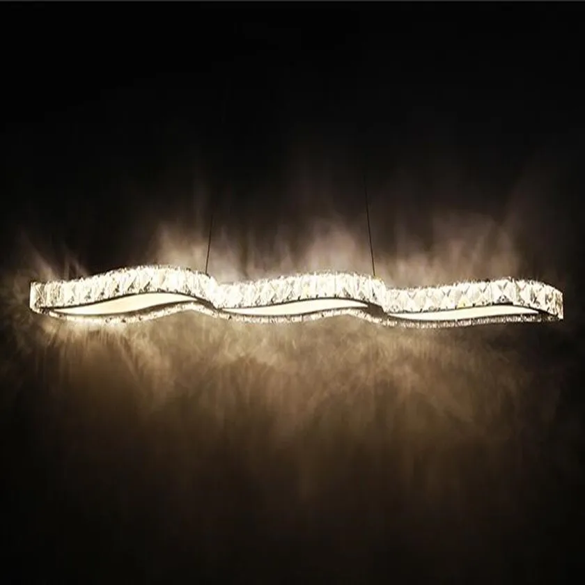 Новое поступление хрустальные светодиодные подвесные светильники K9 с