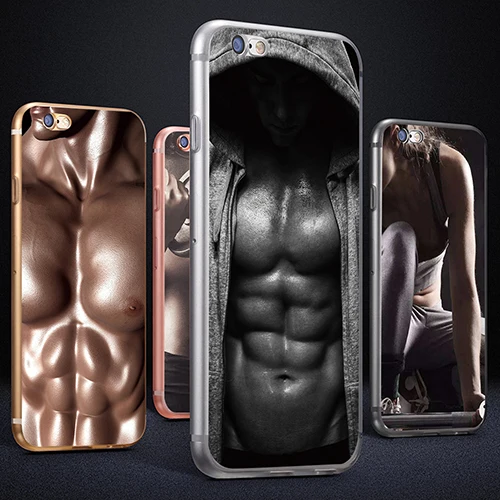 Muscle Vest Line Gym Theme Protective Phone Case for iPhone | Мобильные телефоны и аксессуары