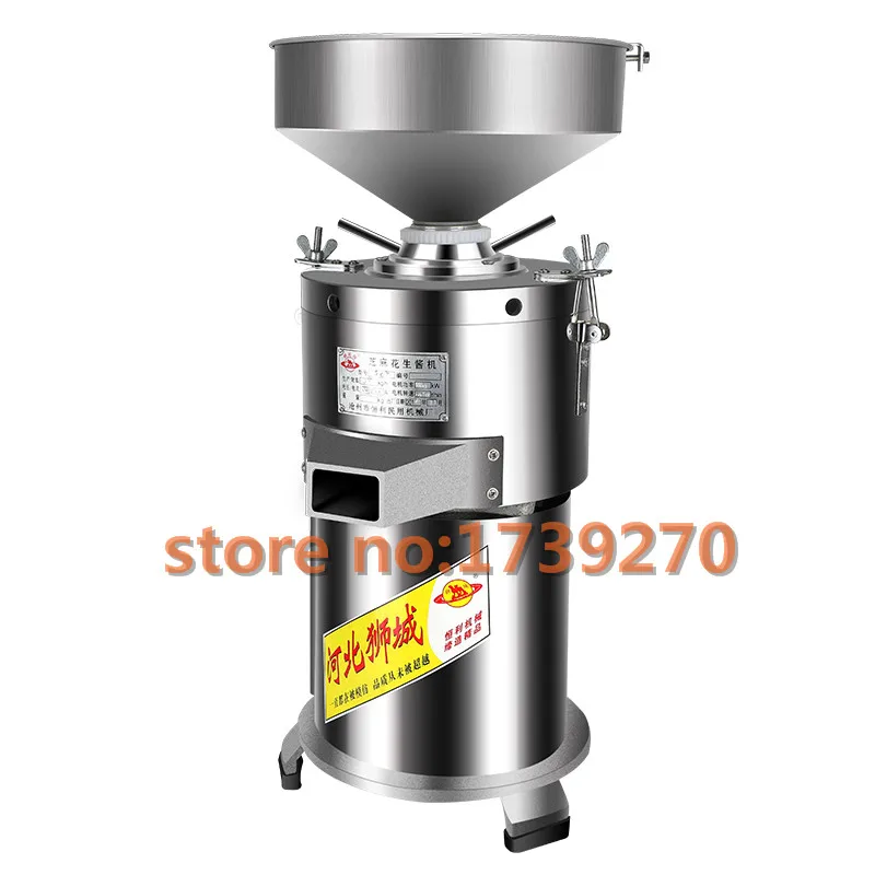 

new design 220V/1500W butter milling machine,sesame sauce grinding machine