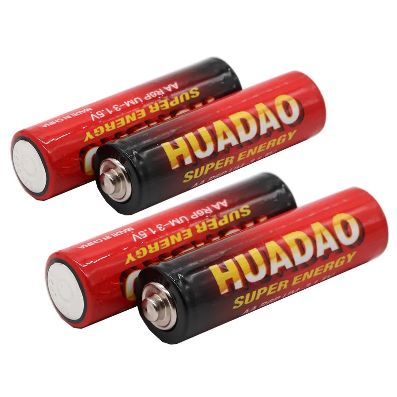 24 шт. HUADAO AA батареи R6P UM3 1 5 в углеродная батарея основной и сухой 2A для камеры