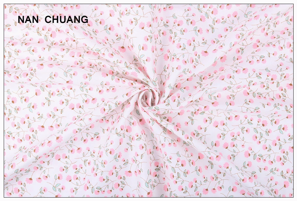 Nanchuang 6 шт./лот Цветы Хлопок Twill Ткань для лоскутного шитья Комплект Материал Лоскутная Ткань Скрапбукинг узор 20x25 см
