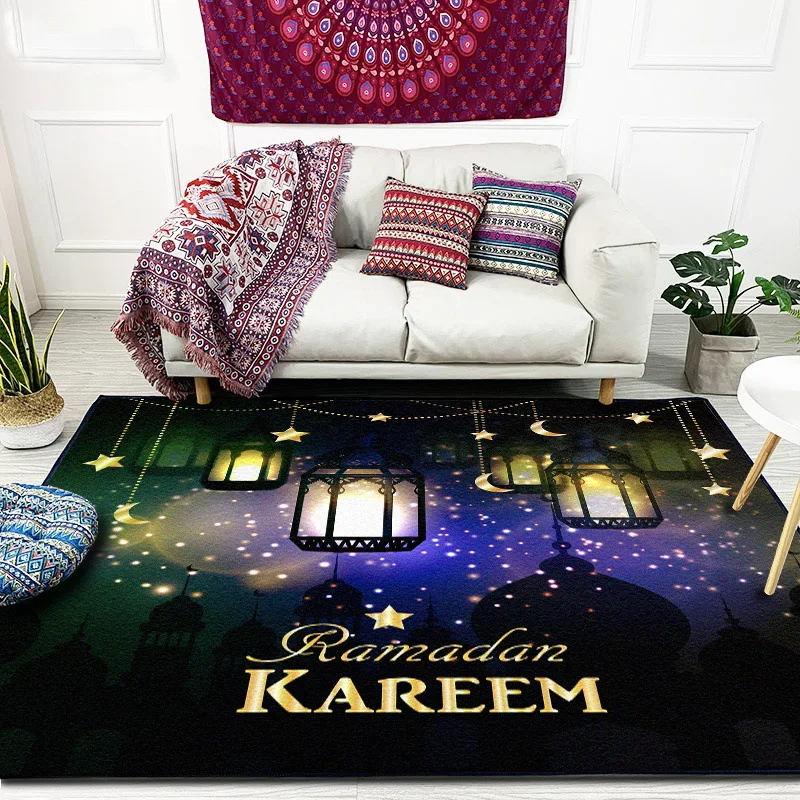 Семейный открытый Рамадан фестиваль ковер Луна церковь Маяк прикроватная