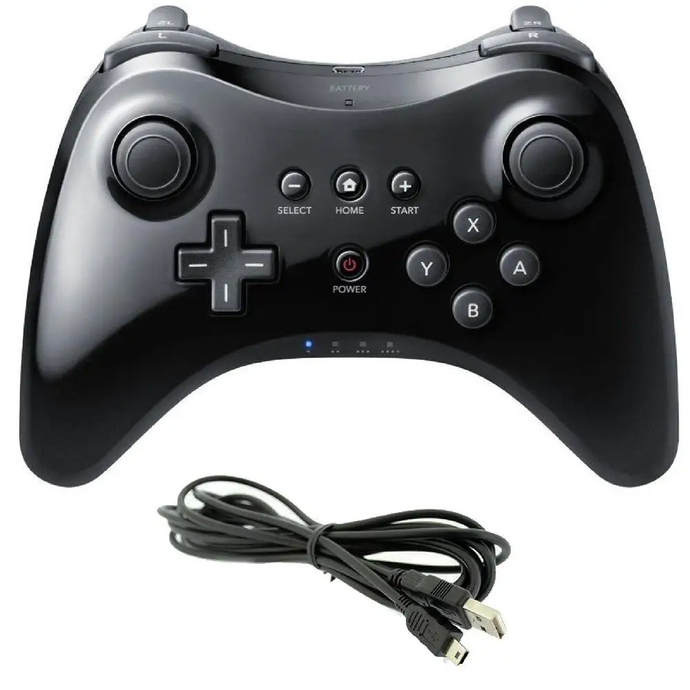 2 шт. для пульта ДУ для wii U Pro контроллер USB Классический двойной аналоговый Bluetooth беспроводной пульт дистанционного управления для wii U Pro U геймпад
