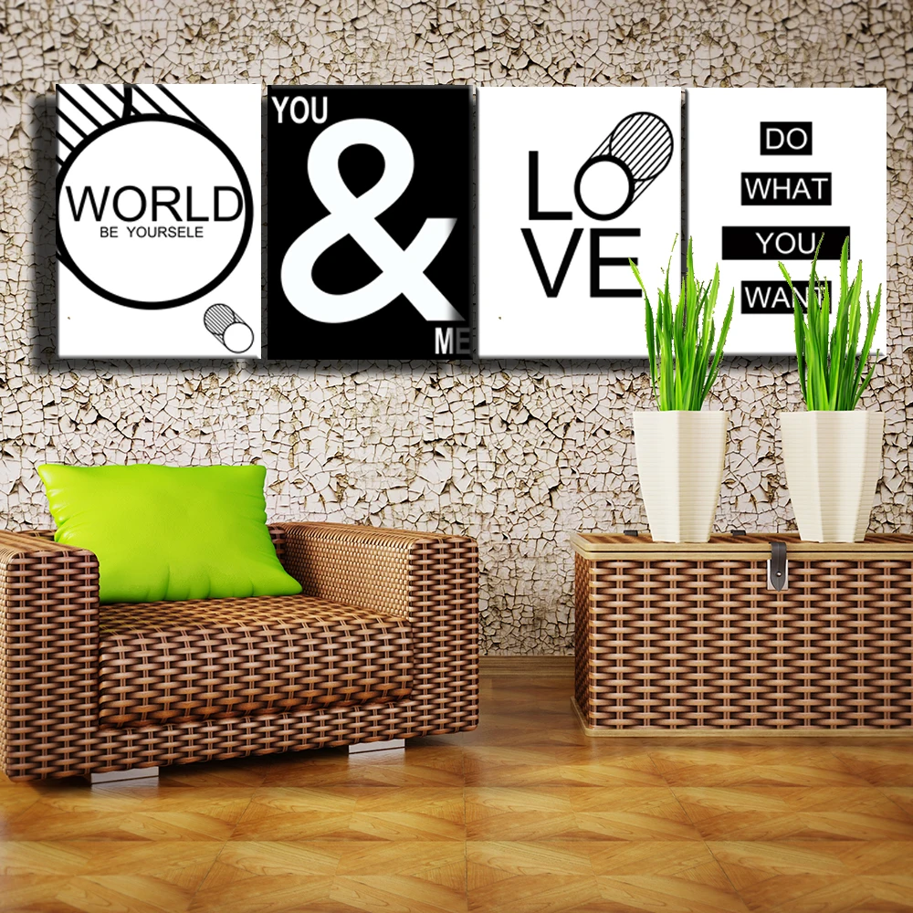 Магазин рынка декоративный холст в скандинавском стиле художественный принт