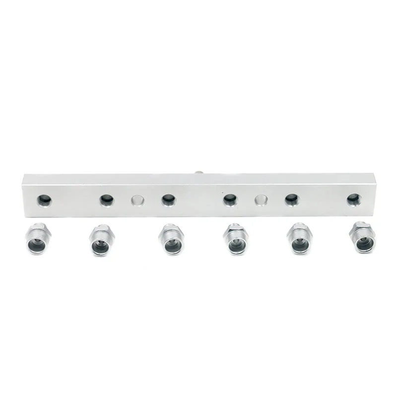 Free Shipping 6 Cylinder Fuel Direct Feed Injector Distributor Rail Kits For Launch CNC602A |