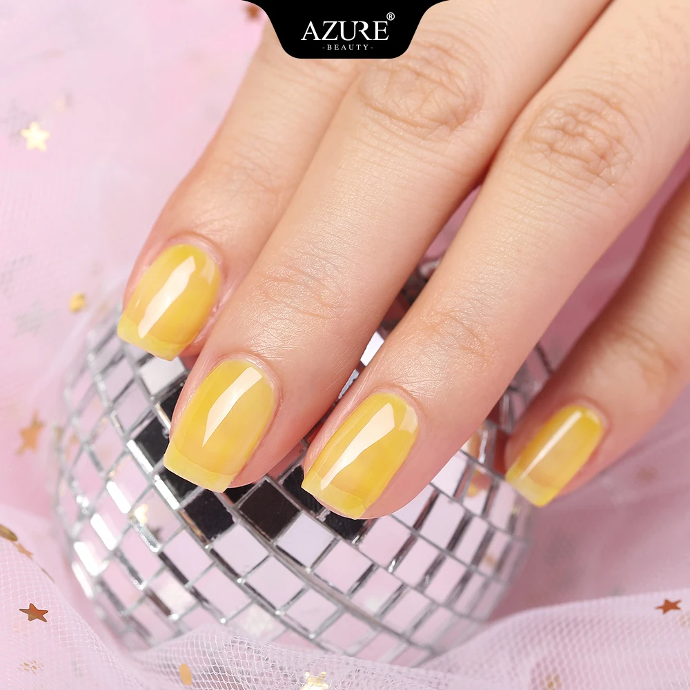 Azure beauty, 6 шт./лот, 10 мл, летняя серия, Желейный цвет, гель, Желейный лак для ногтей, УФ-гель, замачиваемый, УФ светодиодный, Полупостоянный гель для дизайна ногтей
