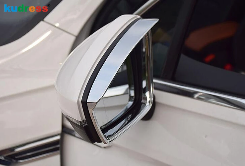 Для VW Volkswagen Tiguan MK2 хромированное зеркало заднего вида, накладка на зеркало заднего вида, дождевик, наклейка, аксессуары