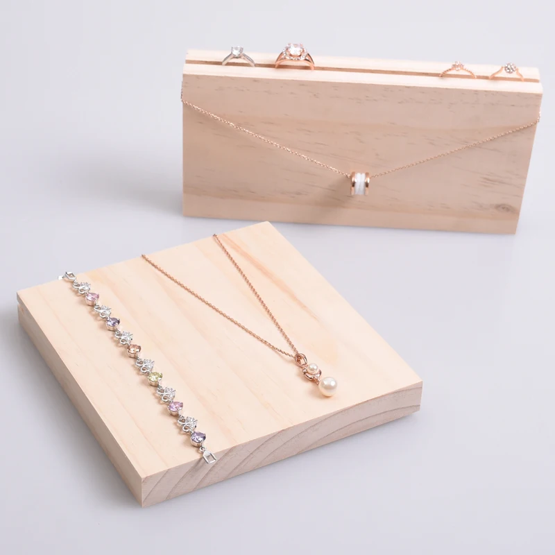 Подставка для ювелирных изделий из массива дерева держатель сережек цепочек