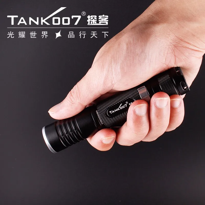 1 комплект Tank007 K9 Cree XM L2 (U2) 1000 люмен маленькая и прямая тактический фонарь with18650