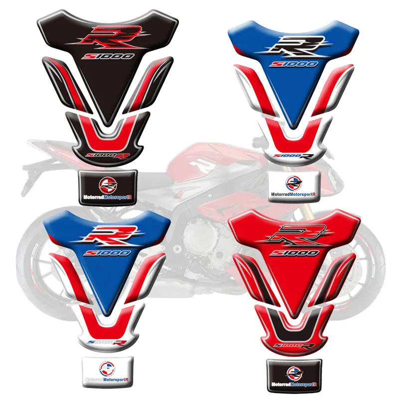 Мотоциклетные 3D наклейки на топливный бак защитные для BMW S1000R 2014 2015 2016 2017