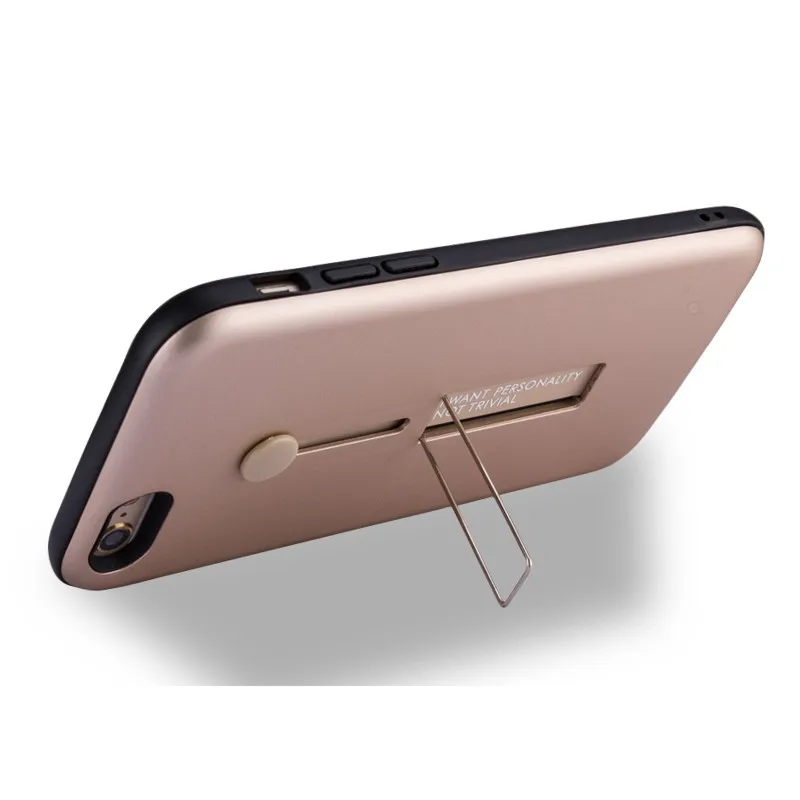 Чехол-накладка ZEALLION для Apple iPhone X 5 5S 6 6S 7 8 Plus Armor 3 в 1 со скрытым кольцом и подставкой