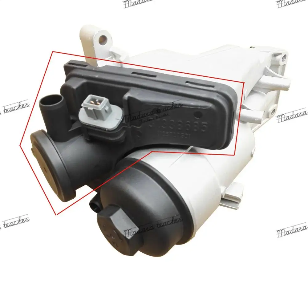 Single oil valve Масляный фильтр Корпус для Volvo S80 S60 V70 C70 C30 5 Цилиндр 31338685,30788494 - Цвет: Single oil valve