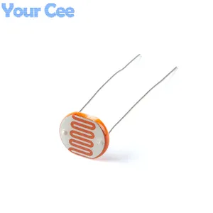 Светочувствительный резистор GL12528, 12 мм, 10 шт., фоторезистор 12528 LDR, зависимое сопротивление GL12, набор Фоторезисторов