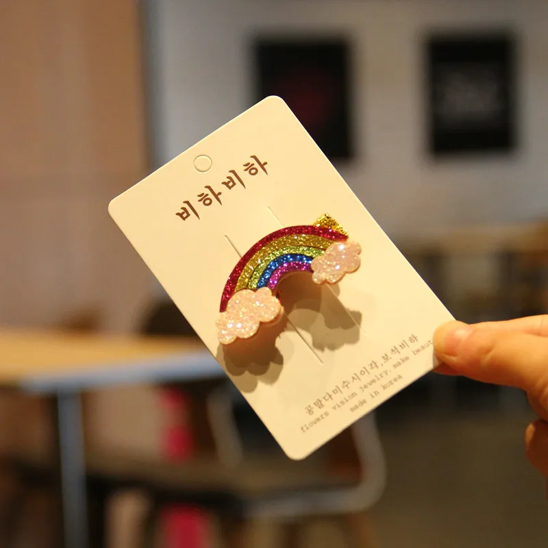 Лидер продаж милый зажим для волос в виде фруктов девочек заколка Утконос