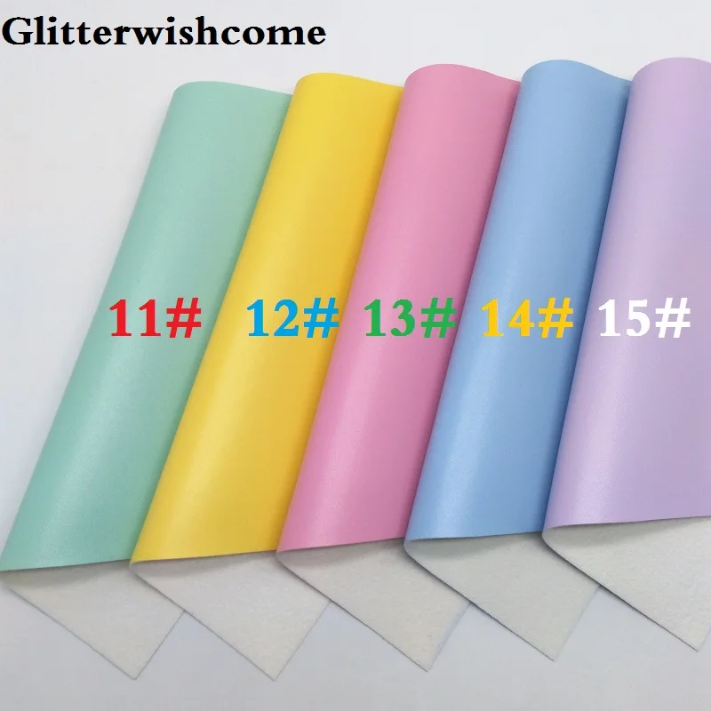 Glitterwishcome 21X29 см A4 размер винил для бантов наппа кожа Fabirc искусственная кожа листы для бантов, GM197A