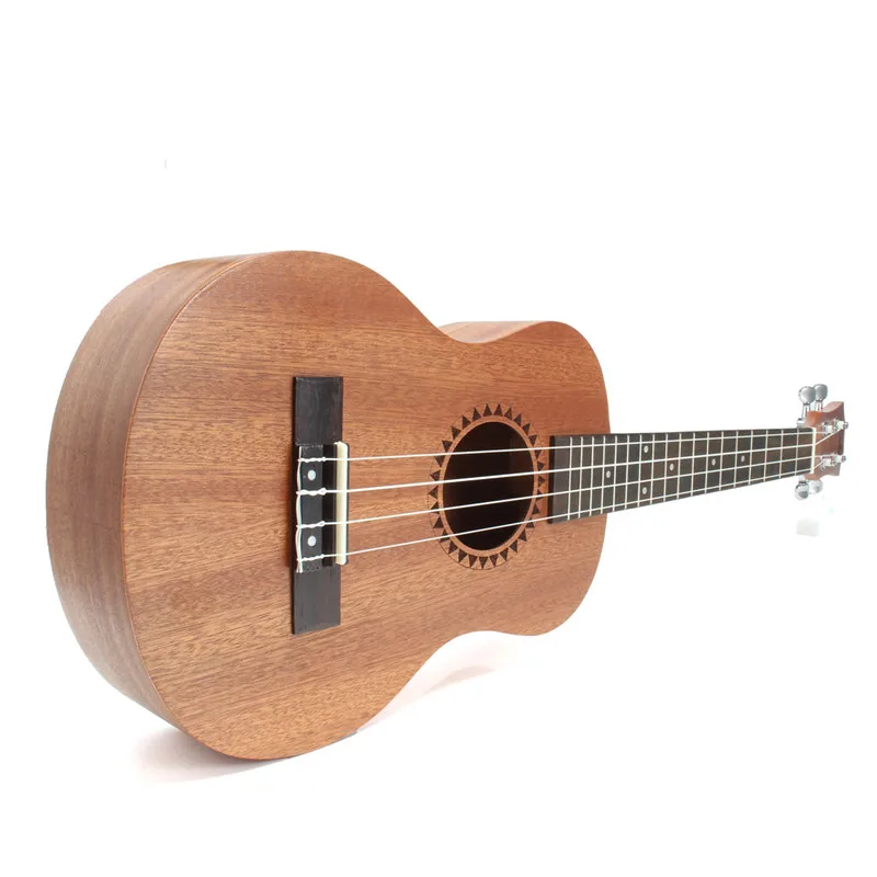 Зебра 26 дюймов 4 строки концерт Sapele Ukulele Alto ручной работы выполненная из красного