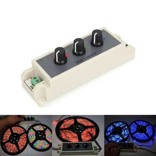 RGB диммер бесступенчатый Регулируемый переключатель Светодиодная лента
