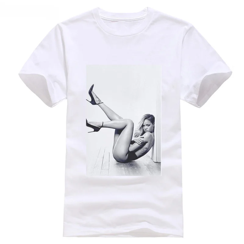 Robyn Rihanna Fenty Singer Barbados Обложка альбома для мужчин и женщин унисекс футболка 338 100%