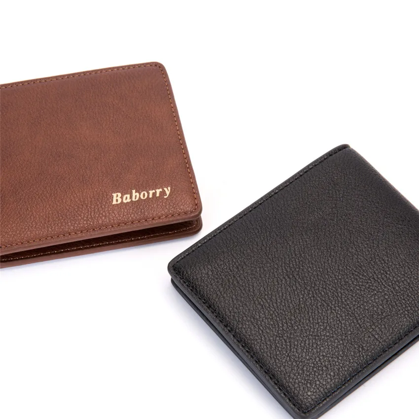Новинка повседневный мужской кошелек тонкий Ретро стиль короткий секционный