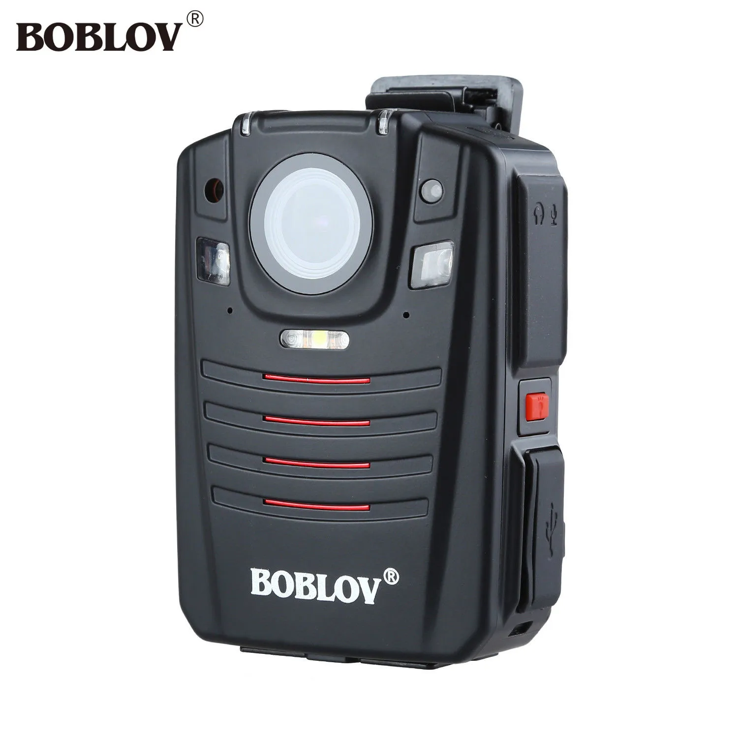 BOBLOV HD66 07 CMOS 64GB видеокамера 2 0 экран IR HD 1296P корпус изношенная полицейская камера dvr