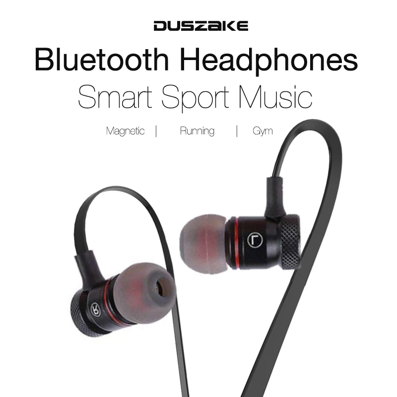 Duszake X1 спортивные Bluetooth наушники беспроводные гарнитура для бега с микрофоном