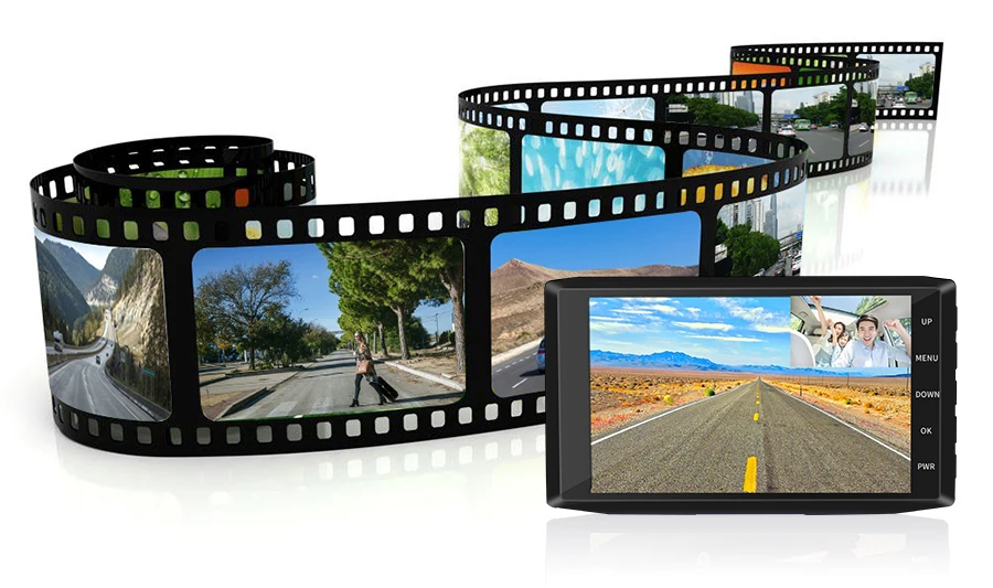 E-ACE B13 DVR 4,0 дюймов авто рекордер 1080P FHD видеорегистратор ночного видения автомобильные видеорегистраторы 3 объектива камеры Автомобильная камера видеорегистратор