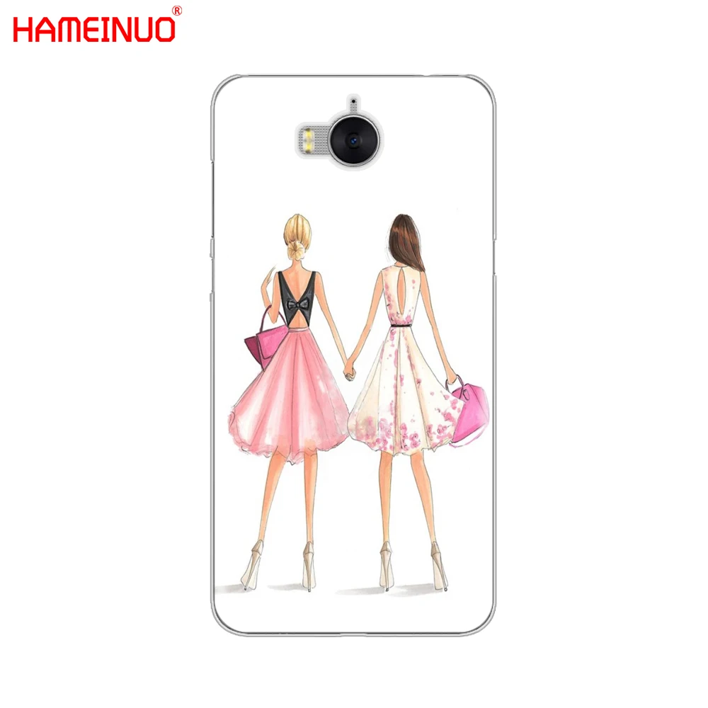 HAMEINUO красивый чехол для сотового телефона с надписью Love Dress Shopping Girl huawei honor 3C 4X 4C 5C