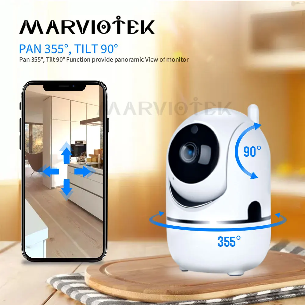 Беспроводной IP Камера Wi-Fi домашней безопасности Камеры Скрытого видеонаблюдения