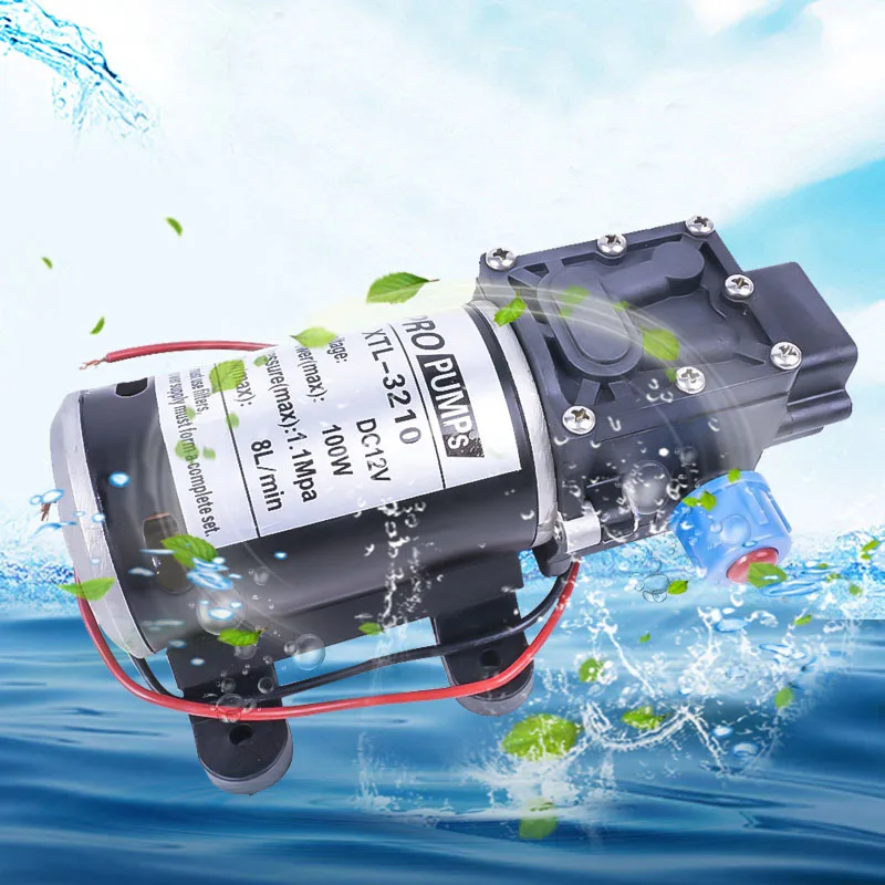 Мембранный насос высокого давления для сада 12 В постоянного тока 100 Вт фунт/кв.