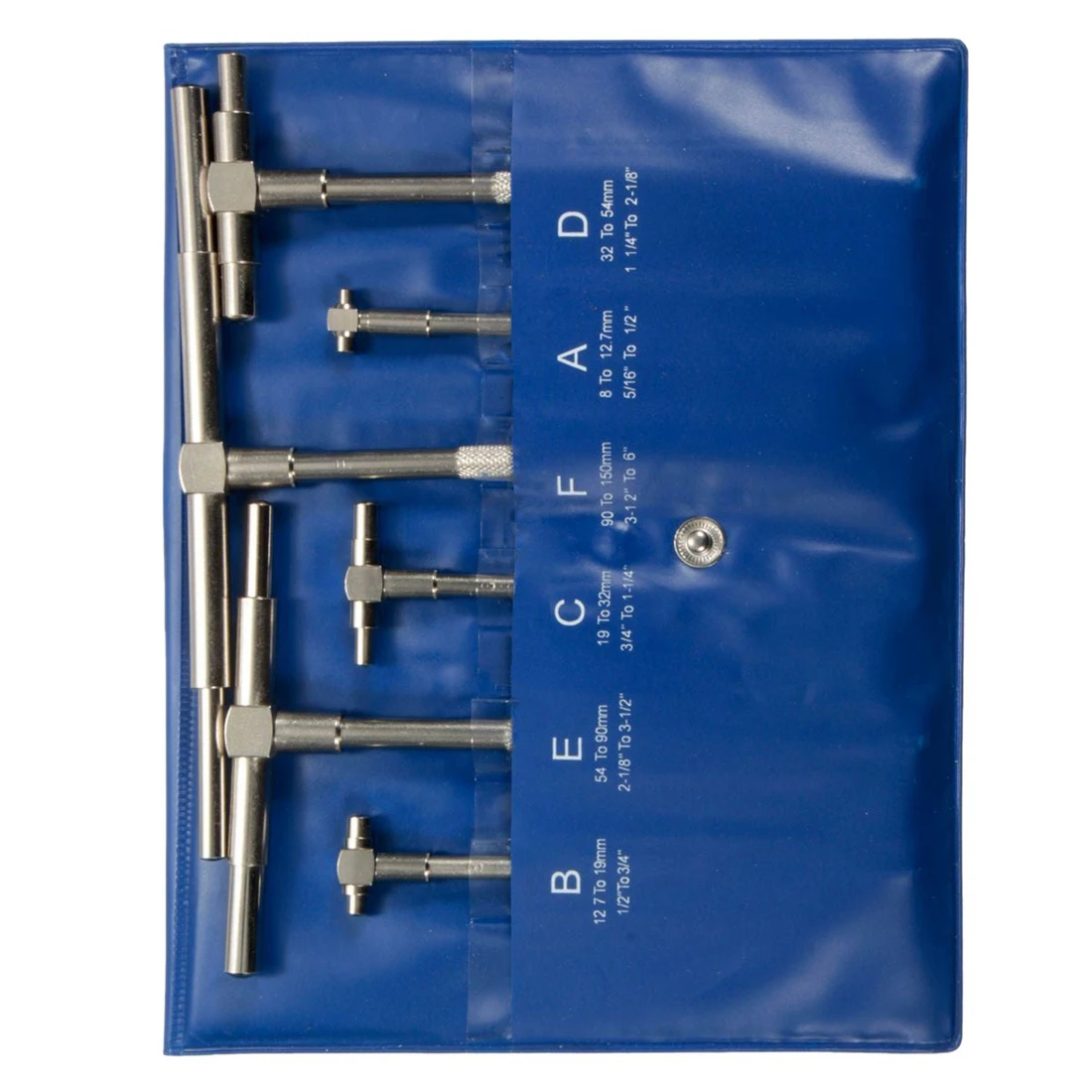 Набор телескопических измерительных приборов, 8-150 мм, 6 шт.