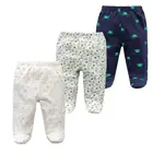 Детские штаны из 3 предметов; Сезон весна-осень; 100% хлопок; Одежда для маленьких девочек; Для новорожденных брюки детские штаны; Детская одежда