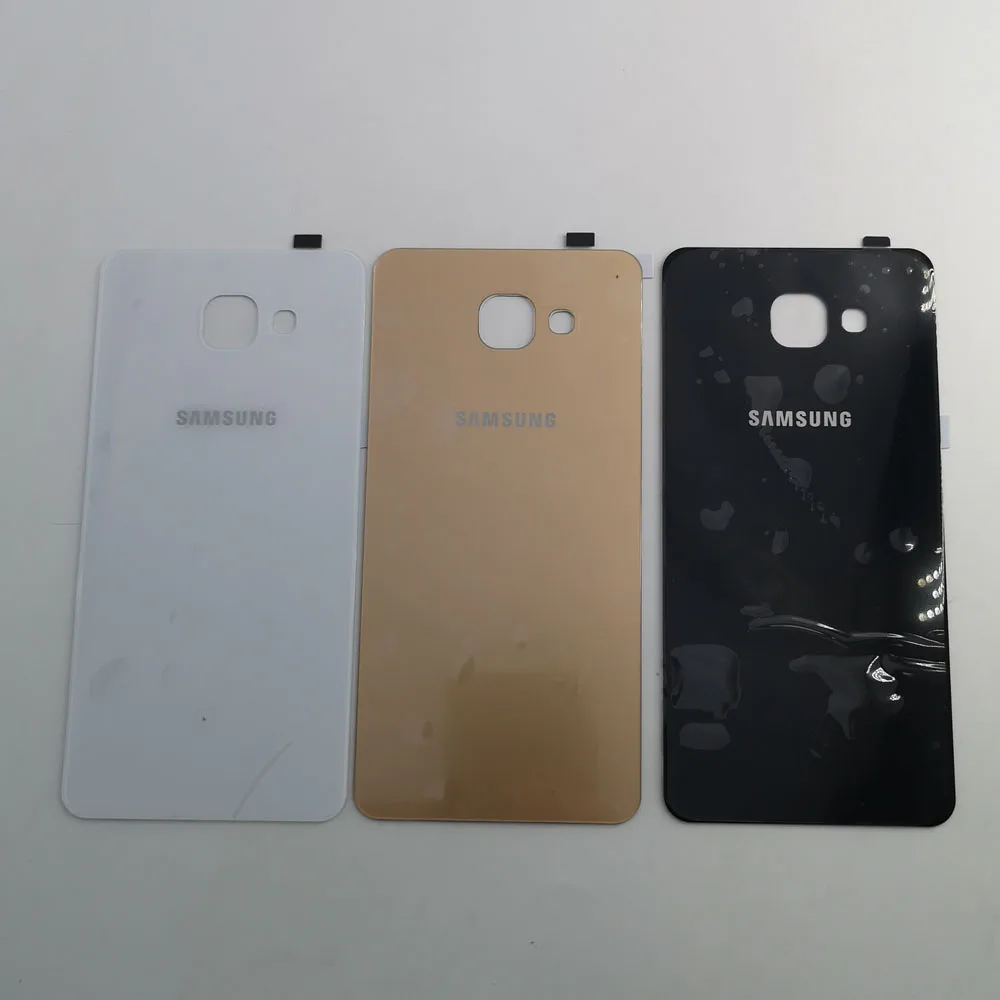 Задняя крышка батарейного отсека для SAMSUNG Galaxy A7 A710 A7100 A710F задняя 3D стеклянный