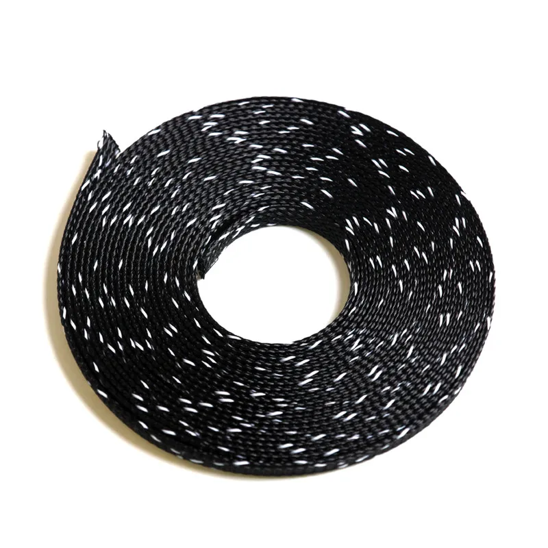 6mm 5 м изоляции проводов кабеля защитный рукав 4/6/8/10/12/15/20/25 мм PET Nylon плетеный рукав обмотка высокой плотности кабель рукав - Цвет: 6mm