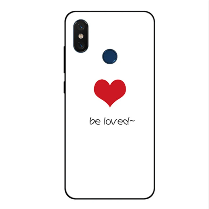 5 84 &quotсплошной цвет для xiaomi mi A2 lite чехол градиент закаленное стекло A2lite телефона