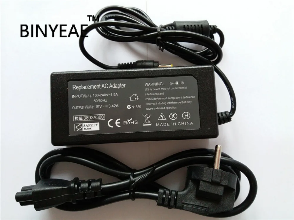 

19V 3.42A 65W AC Power Supply Adapter Charger for Acer Aspire 5251-1513 ADP-65VH B PA-1650-22 PA-1650-69 PA-1700-02