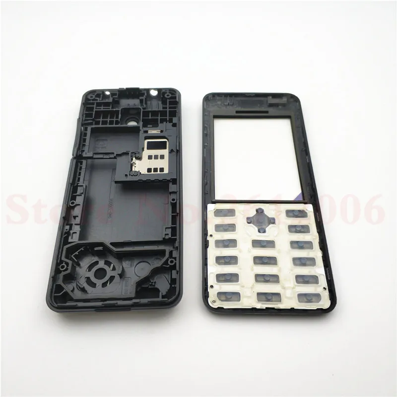 Vecmnoday для Nokia Asha 206 2060 Dual SIM корпус крышка дверная рама+ задняя крышка батареи+ клавиатура