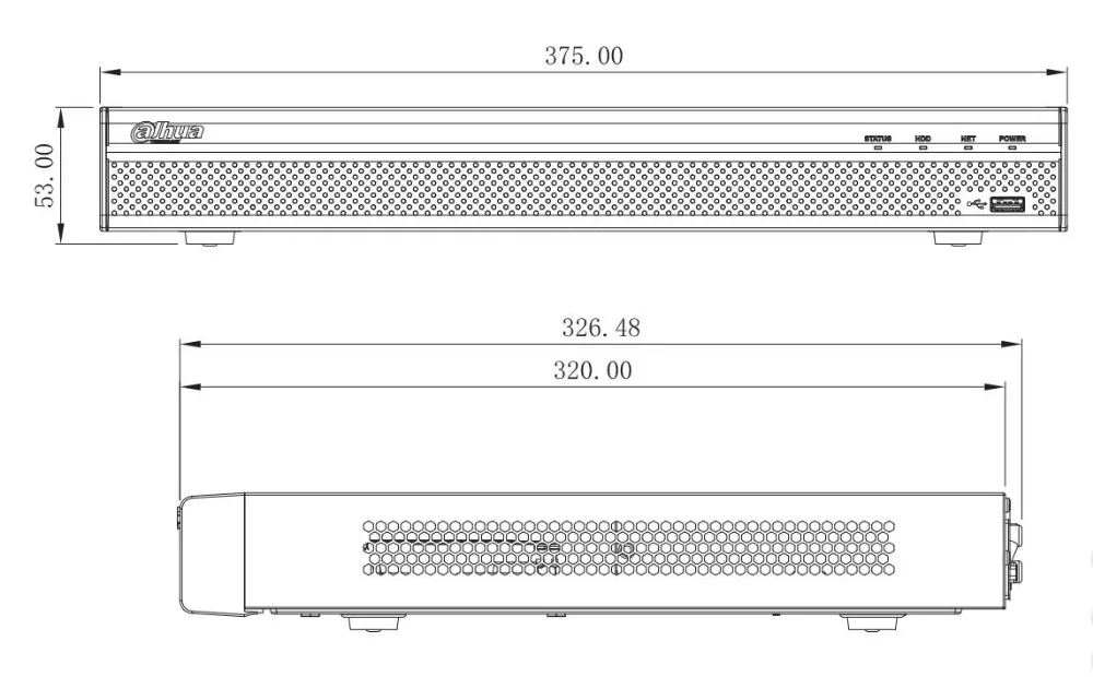 Dahua POE NVR NVR5208-8P-4KS2 NVR5216-8P-4KS2 8/16/32 канала 1U 8PoE 4K &amp H.265 Pro сетевой видеорегистратор (V2.00)