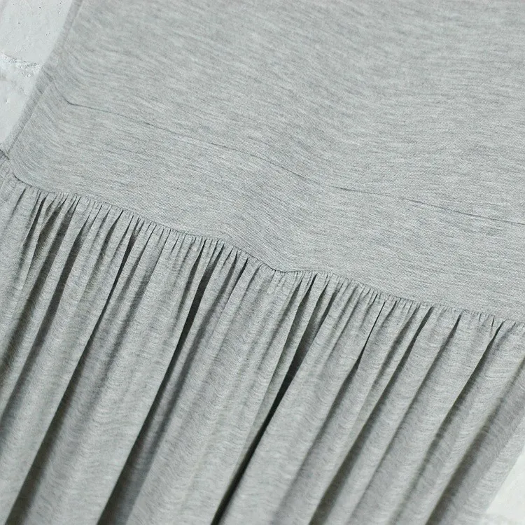 2019 Summer Women Sleeveless Loose Casual Dress Sexy Pleated Solid Beach Maxi Robe Femme | Женская одежда