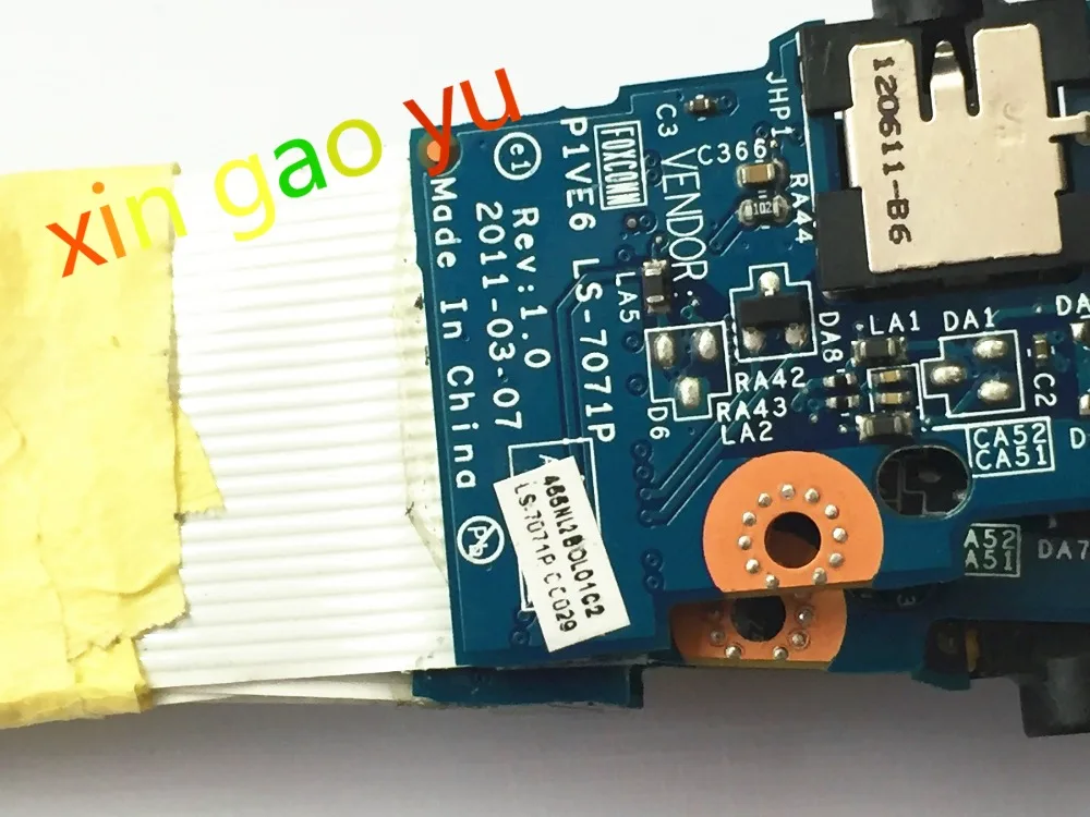 P1VE6 LS 7071P для Acer Aspire One 722 AO722 USB аудио плата/Дочерняя плата 100% ТЕСТ ОК|Платы