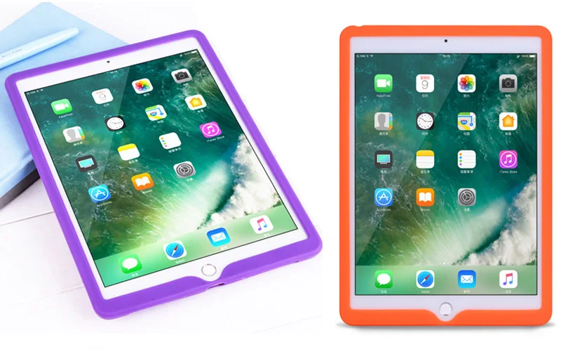 Ультратонкий Мягкий силиконовый резиновый чехол для Apple iPad 9 7 2018/2017/Pro 7/Air2
