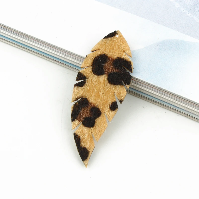 2 шт. модные серьги из искусственной кожи с листьями подвески ювелирное изделие