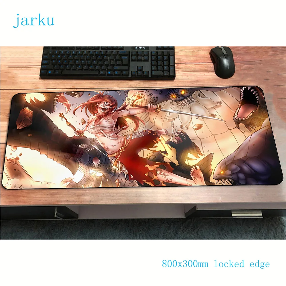 Коврики Феи хвост 800x300x3 мм офисный игровой коврик для мыши большая клавиатура Коврик для мыши гаджет аксессуары для геймеров коврик для мыши