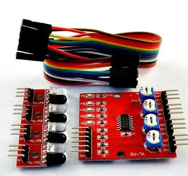 1 шт./лот 4 полосный модуль датчика обхода|line follower|line trackingline trace |